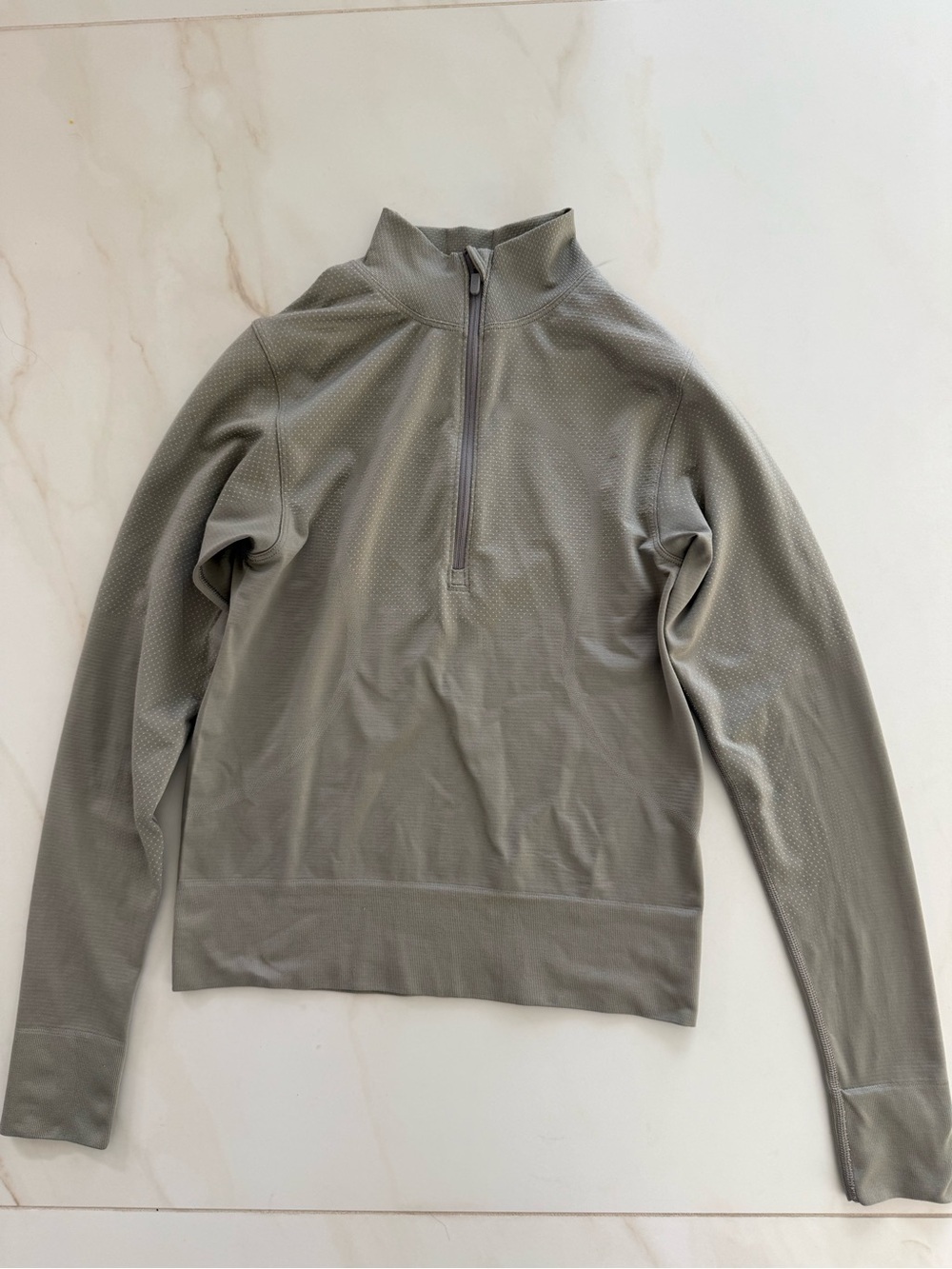 Lululemon Swiftly Relaxed Half Zip in Gull Grey - Picture 5 of 6